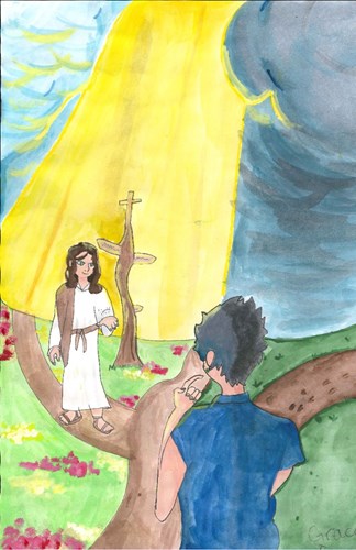 Come With Me for This is Your Path by 8th grader Grace Trask of Holy Family Catholic Academy
